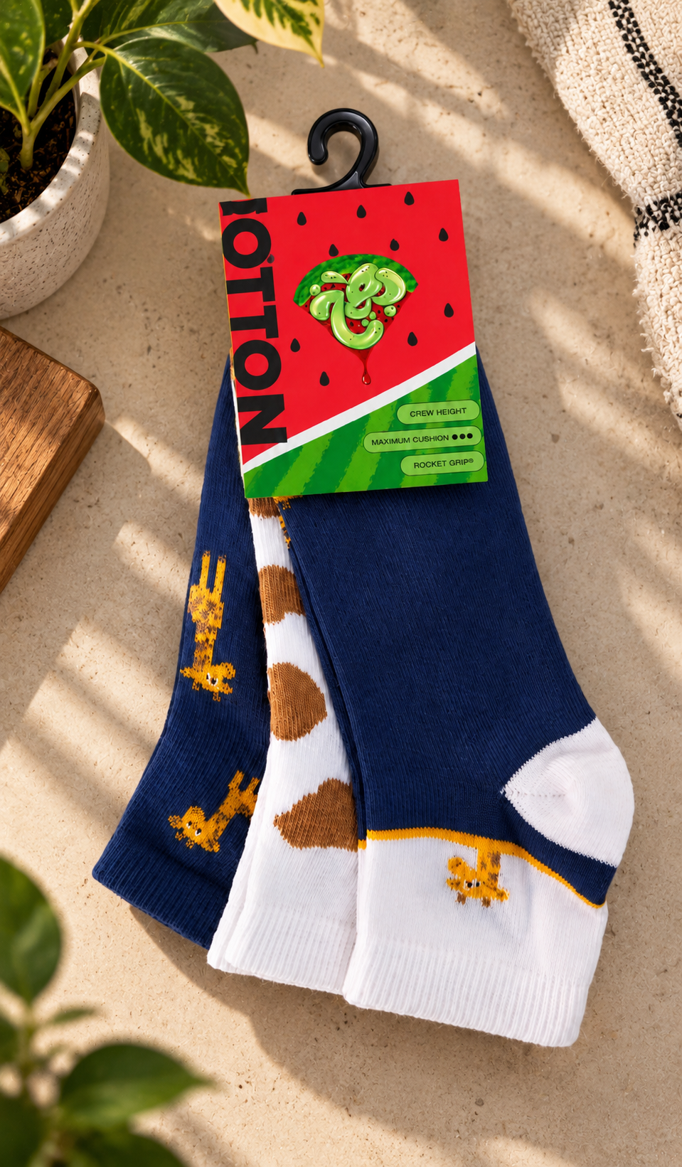 Giraffe Socks / 6 - 8 Years