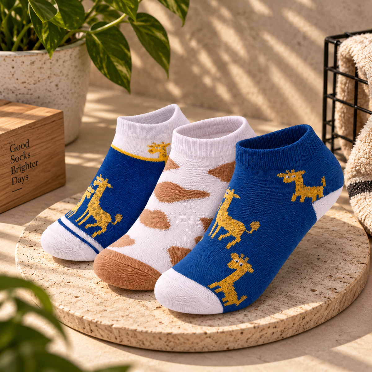 Giraffe Socks / 6 - 8 Years